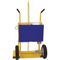 Welding Cylinder Torch Cart, Foam-Filled Wheels, 24" W x 19-1/2" L Base, 500 lbs. Les Distributions ICE