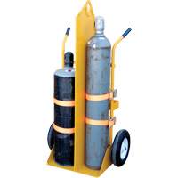 Welding Cylinder Torch Cart, Foam-Filled Wheels, 23-1/8" W x 22-13/16" L Base, 500 lbs. Les Distributions ICE