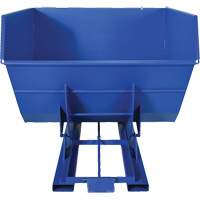 Self-Dumping Hopper, Steel, 4 cu.yd., Blue Les Distributions ICE