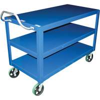 Chariot &agrave; poign&eacute;e ergonomique Ergo-Handle, 4000 lb Capacit&eacute;, Acier, 24-1/2" la x 41" ha x 54-7/8" p, Bordure vers le bas Les Distributions ICE