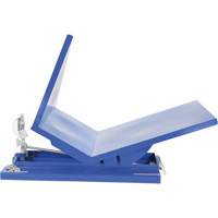 Open Sided Hopper, Steel, 1 cu.yd., Blue Les Distributions ICE