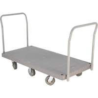 Heavy Duty Plastic Platform Truck, 60" L x 30" W, 3000 lbs. Cap., Polyurethane Wheels Les Distributions ICE