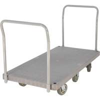 Heavy Duty Plastic Platform Truck, 60" L x 30" W, 3000 lbs. Cap., Polyurethane Wheels Les Distributions ICE