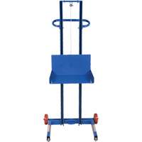 Plateforme &eacute;l&eacute;vatrice &agrave; profil bas pour charge l&eacute;g&egrave;re, M&eacute;canisme Treuil manuel, Capacit&eacute; de 400 lb, Levage max de 55" Les Distributions ICE
