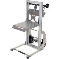Appareil de levage portatif en aluminium, M&eacute;canisme Pompe au pied, Capacit&eacute; de 200 lb, Levage max de 61" Les Distributions ICE
