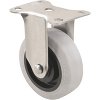 2309 Caster, Rigid, 4" (101.6 mm), Envirothane Grey, 350 lbs. (158.8 kg.) Les Distributions ICE