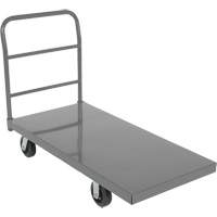 Platform Truck, 48" L x 24" W, 2000 lbs. Capacity, Rubber Casters Les Distributions ICE