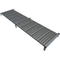Plateforme de travail en une &eacute;tape &agrave; hauteur r&eacute;glable, 24" la x 97" pr, Capacit&eacute; de 800 lb, Enti&egrave;rement soud&eacute; Les Distributions ICE