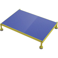 Plateforme de travail en une &eacute;tape &agrave; hauteur r&eacute;glable, 24" la x 36" pr, Capacit&eacute; de 800 lb, Enti&egrave;rement soud&eacute; Les Distributions ICE