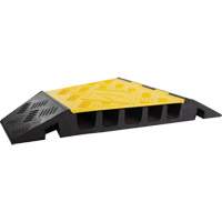 Protecteur de c&acirc;ble tourne-&agrave;-gauche robuste Powerhouse, 5 canaux, 12" lo x 19,75" la x 2,25" h Les Distributions ICE