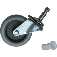 Roulette pour chariot &agrave; plateforme et seau &agrave; vadrouille Les Distributions ICE