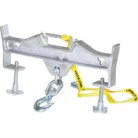 Crochet de levage &agrave; pivot double, Ouverture des fourches 7-1/4" x  2-1/2" Les Distributions ICE