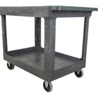 Utility Service Cart, 2 Tiers, 24-5/8" x 32-1/2" x 40", 550 lbs. Capacity Les Distributions ICE