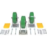 H Series Self-Dumping Hopper Caster Kit Les Distributions ICE
