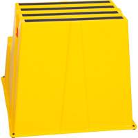 Escabeau industriel, 2 marches, 26" x 22-7/16" x Hauteur 19-11/16" Les Distributions ICE