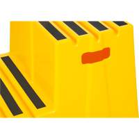Escabeau industriel, 2 marches, 26" x 22-7/16" x Hauteur 19-11/16" Les Distributions ICE