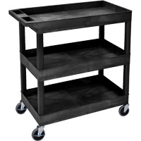 Tub Cart, 3 Tiers, 35-1/4" x 36-1/4" x 18", 300 lbs. Capacity Les Distributions ICE
