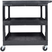 Tub Cart, 3 Tiers, 35-1/4" x 36-1/4" x 18", 300 lbs. Capacity Les Distributions ICE