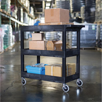 Tub Cart, 3 Tiers, 35-1/4" x 36-1/4" x 18", 300 lbs. Capacity Les Distributions ICE