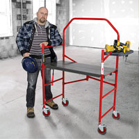 Buildman Portable Scaffold, 40-5/8" D x 4' H Les Distributions ICE
