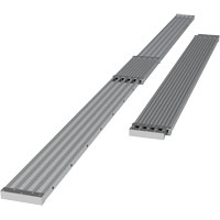 Telescoping Work Plank, 204" W x 12" D, 250 lbs. Capacity, Knocked Down Les Distributions ICE