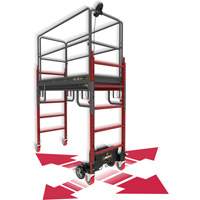 Complete Motorized Buildman 6' Baker Scaffold Kit, 31" D x 118-3/4" H Les Distributions ICE
