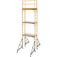 Complete 18' Drywall  Baker Scaffold Tower Set, 122" D x 236" H Les Distributions ICE