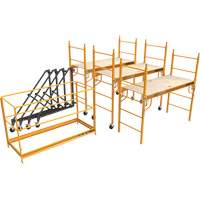 Complete 18' Drywall  Baker Scaffold Tower Set, 122" D x 236" H Les Distributions ICE