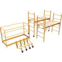 Complete 12' Drywall Baker Scaffold Tower Set, 58-1/2" D x 183" H Les Distributions ICE
