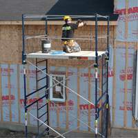 Complete Scaffold Tower with Casters, 69-1/2" D x 178" H Les Distributions ICE