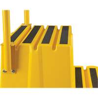 Escabeau industriel, 4 marches, 44" x 22-1/4" x Hauteur 65-1/8" Les Distributions ICE