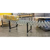 Expandable Conveyor, 23" W x 24' L, 200 lbs. per lin. ft. Capacity Les Distributions ICE