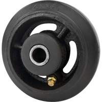 Mold-On Rubber Wheel, 4" (102 mm) Dia. x 1-1/2" (38 mm) W, 350 lbs. (158 kg.) Capacity Les Distributions ICE