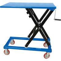 Manual Scissor Lift Table, 37-3/8" L x 23-5/8" W, Steel, 660 lbs. Capacity Les Distributions ICE