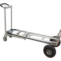 3-in-1 Convertible Hand Truck, Aluminum, 600 lbs. Capacity Les Distributions ICE