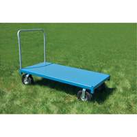 Chariot &agrave; plateforme robuste, 48" lo x 24" la x Capacit&eacute; 1200 lb, Roues en Anticrevaison Les Distributions ICE