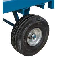 Chariot de ramassage &agrave; plateforme pour l'ext&eacute;rieur, 24" la x 48" la x Capacit&eacute; 1000 lb Les Distributions ICE