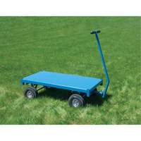 Chariot de ramassage &agrave; plateforme pour l'ext&eacute;rieur, 24" la x 48" la x Capacit&eacute; 1000 lb Les Distributions ICE
