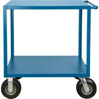 Outdoor Shelf Cart, 2 Tiers, 18" W x 39" H x 33" D, 1200 lbs. Capacity Les Distributions ICE