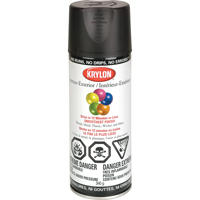 Industrial Acryli-Quik Lacquer, Black, Semi-Flat, 12 oz., Aerosol Can Les Distributions ICE