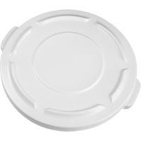 Round Brute&reg; Tops, Flat Lid, Plastic/Polyethylene, Fits Container Size: 19-7/8" Dia. Les Distributions ICE