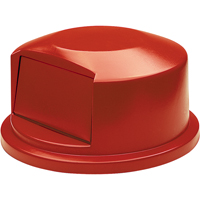 Round Brute&reg; Tops, Dome Lid, Plastic/Polyethylene, Fits Container Size: 24" Dia. Les Distributions ICE
