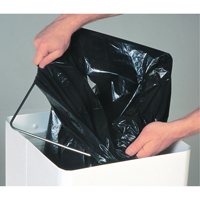 Waste Containers, Metal, 28 US gal. Les Distributions ICE