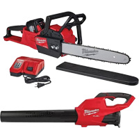 Ensemble souffleuse & scie &agrave; chaîne sans fil, 16", &agrave; pile, 18 V Les Distributions ICE