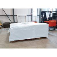 Insulated Tarp, Polyethylene, White, 20' x 12' x 8 mils Les Distributions ICE