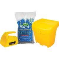LavaGrip Traction-Aid Kit with 77 Bags, Container Size 35.3 lbs. (16 kg), Bag Les Distributions ICE