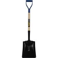 Square Point Shovel, Hardwood, Tempered Steel Blade, D-Grip Handle, 41-1/2" Long Les Distributions ICE