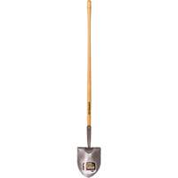 Round Point Shovel, Forged Steel Blade, Hardwood, Straight Handle Les Distributions ICE