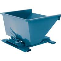 Self-Dumping Hopper, Steel, 3/4 cu.yd., Blue Les Distributions ICE