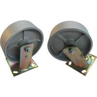 Steel Self-Dumping Hoppers - Caster Sets For Hoppers Les Distributions ICE